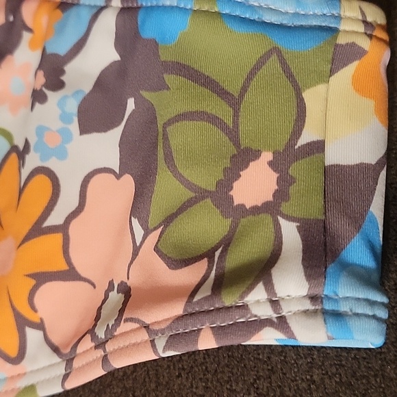Wild Fable Floral Bikini - Blue, Yellow, Brown Set Size XS (0-2) - Picture 7 of 11